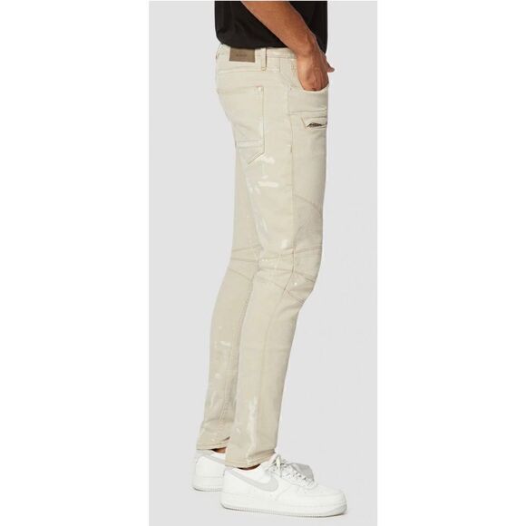 Hudson Blinder V2 Biker Jean in Lightscrapedpaint NWT Size 31 - Picture 6 of 13